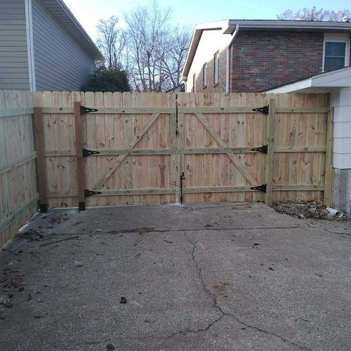 wooden fence